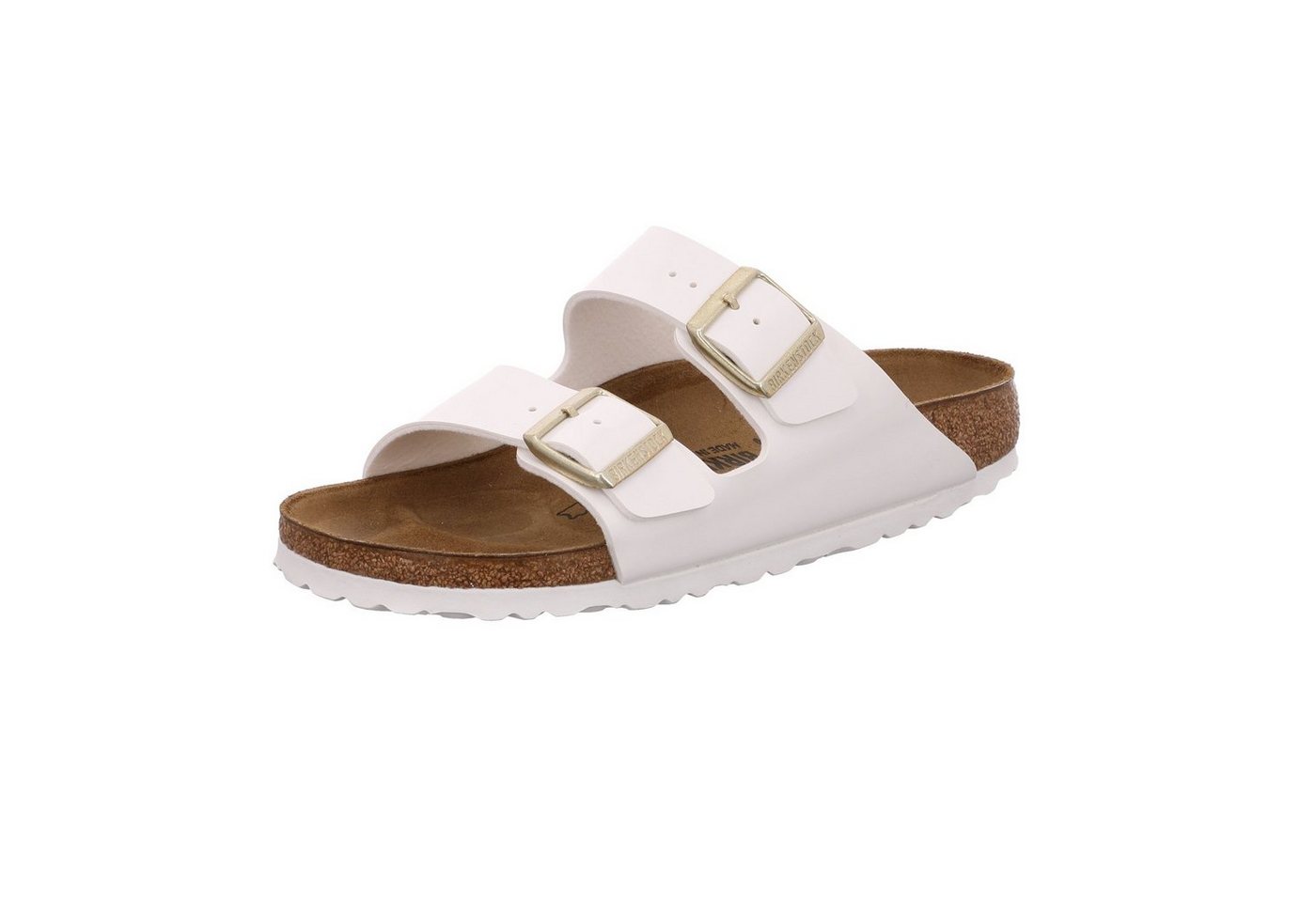 Birkenstock - Arizona - weiss Lack Pantolette