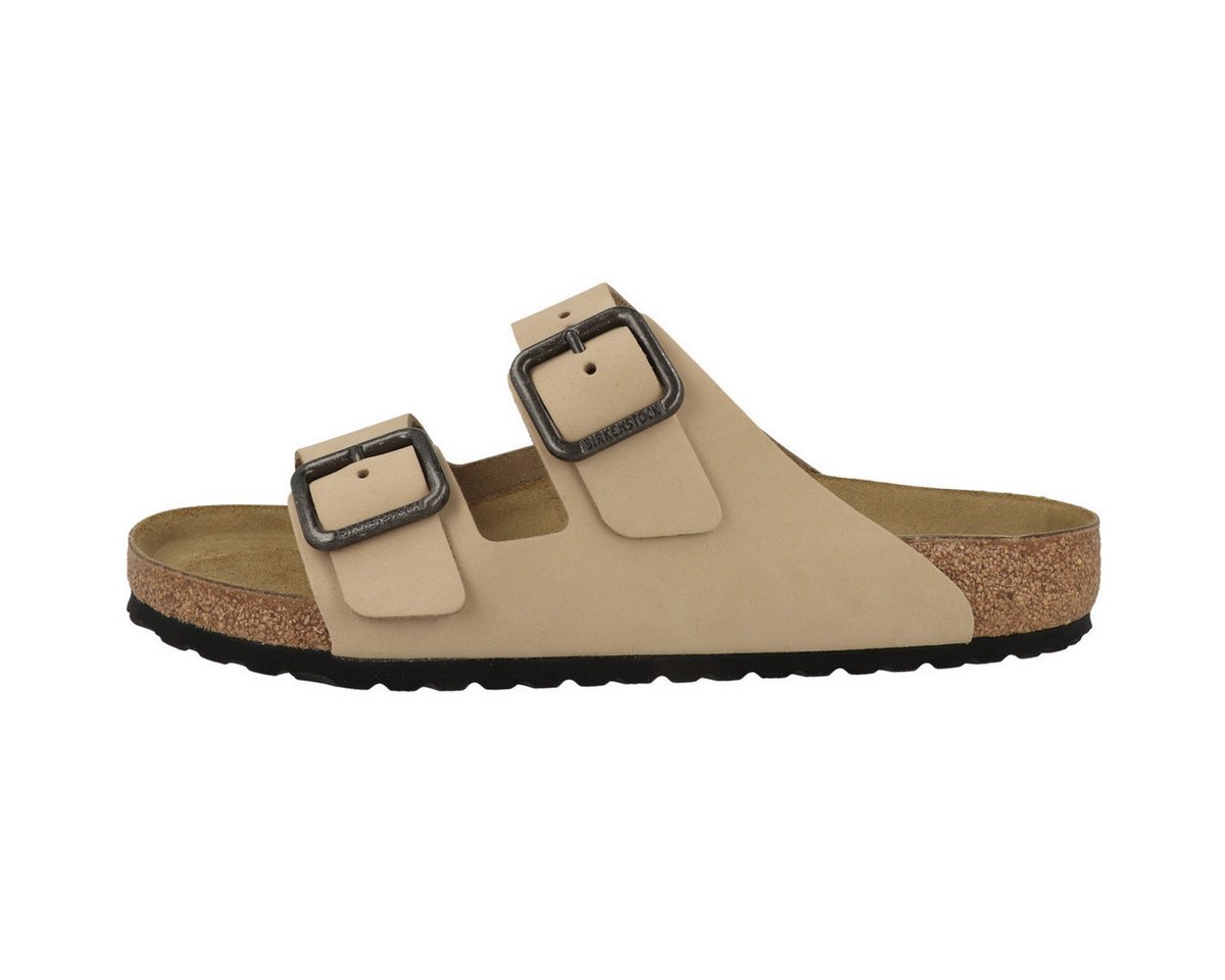 Birkenstock Arizona Wire Buckle Nubukleder normal Sandale Sandaletten, Sommerschuhe, Badeschuhe, Riemchen, Schlappen (beige)