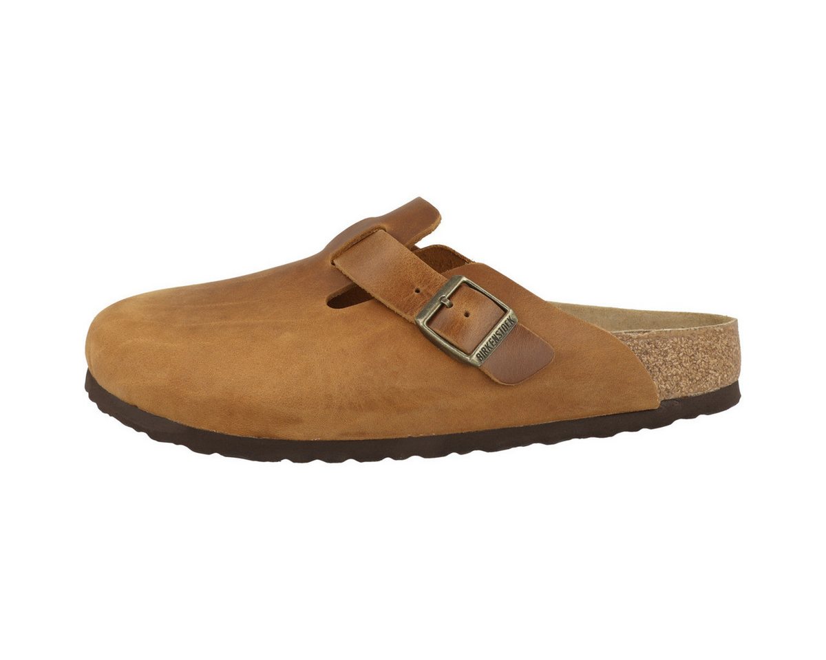 Birkenstock Boston Geöltes Nubukleder schmal Unisex Erwachsene Clog Sandalen, Hausschuhe, Pantoletten, Badeschuhe, Gartenschuhe