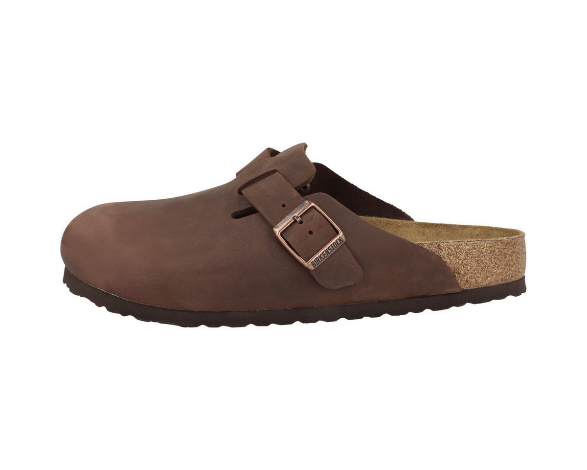 Birkenstock Boston SFB geöltes Naturleder Weichbettung normal Clog Sandalen, Hausschuhe, Pantoletten, Badeschuhe, Gartenschuhe