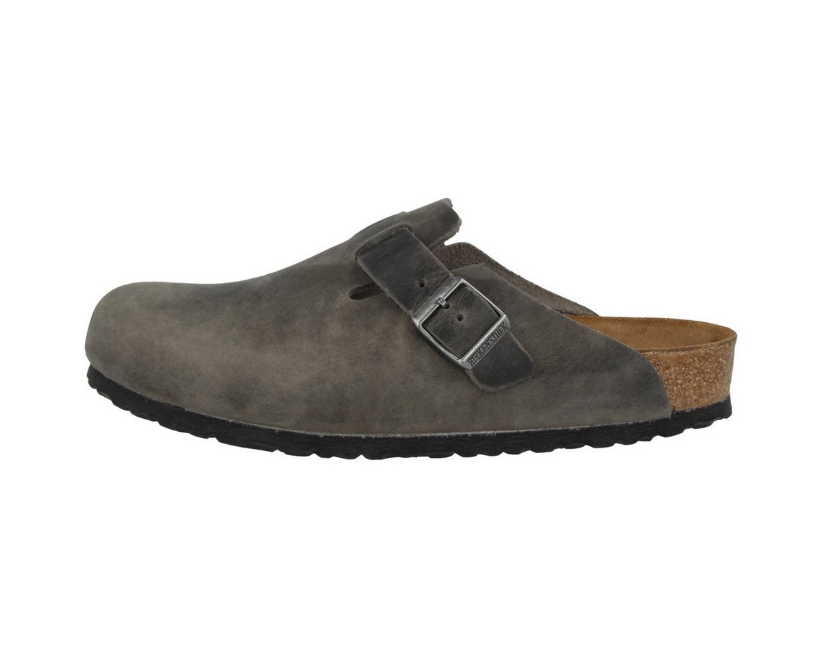 Birkenstock Boston SFB geöltes Nubukleder Weichbettung normal Clog Sandalen, Hausschuhe, Pantoletten, Badeschuhe, Gartenschuhe