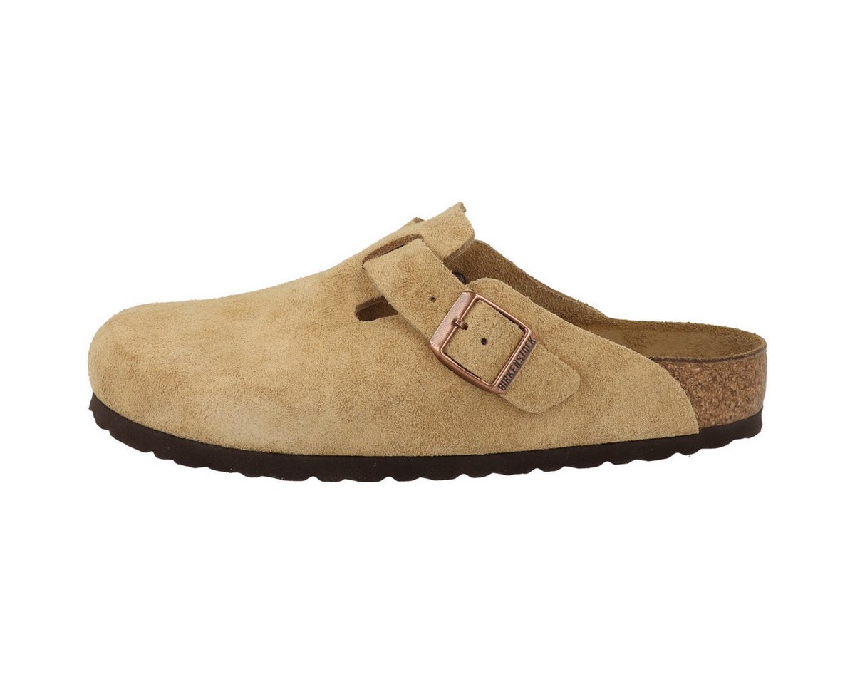 Birkenstock Boston Veloursleder normal Unisex Erwachsene Clog Sandalen, Hausschuhe, Pantoletten, Badeschuhe, Gartenschuhe