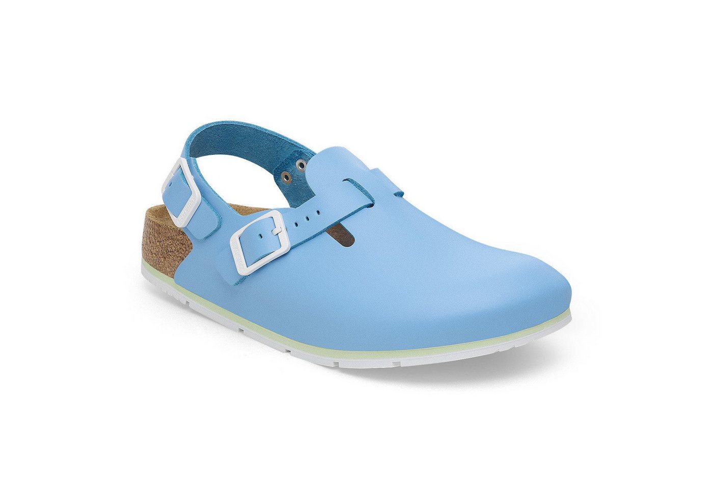 Birkenstock Damen Herren Tokio Pro Hausschuhe Leder Pantoletten - Anatomischer Clog Zertifiziert EN ISO 20347:2043, Berufsschuhe für Medizin & Gastronomie