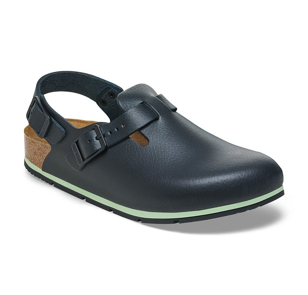 Birkenstock Damen Herren Tokio Pro Hausschuhe Leder Pantoletten - Anatomischer Clog Zertifiziert EN ISO 20347:2043, Berufsschuhe für Medizin & Gastronomie