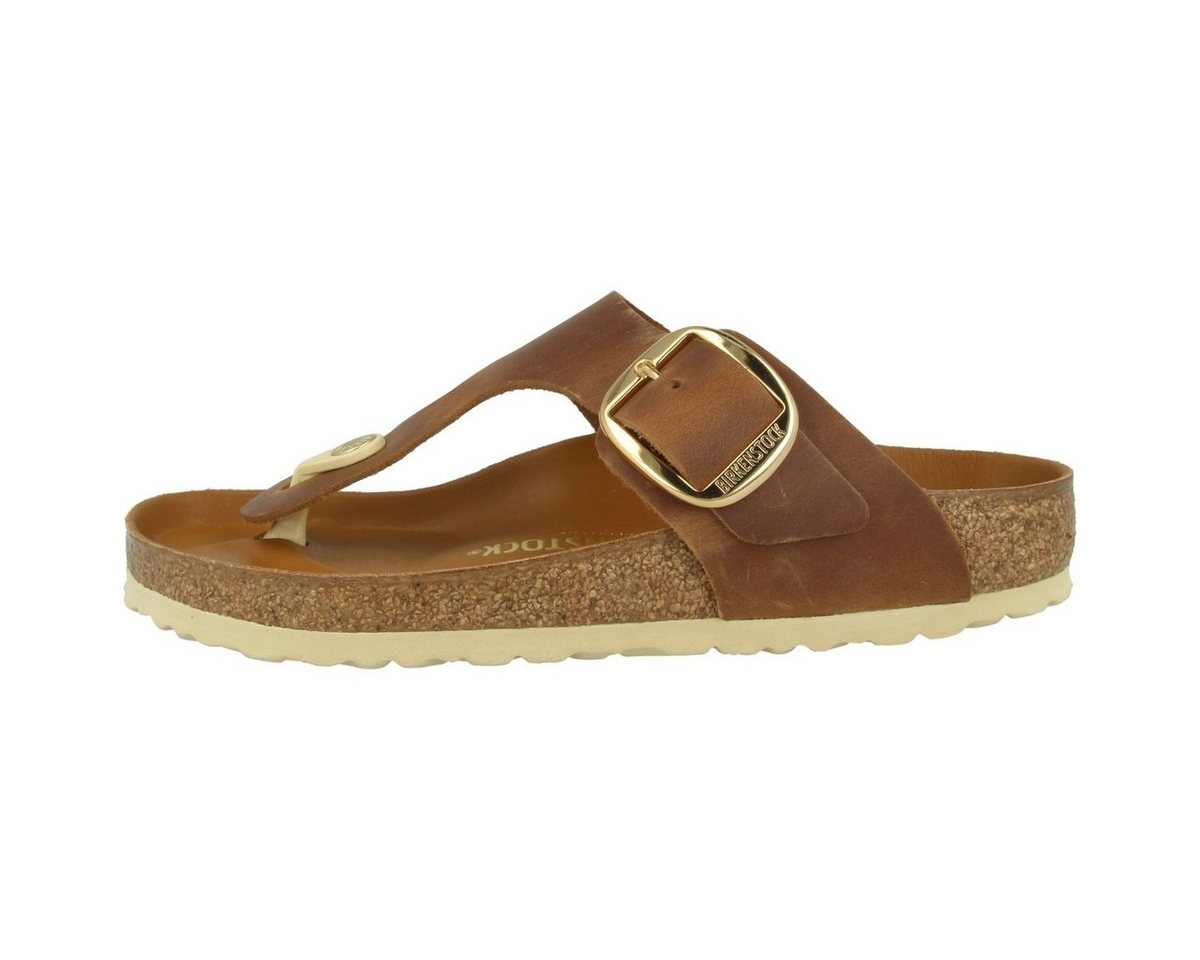 Birkenstock Gizeh Big Buckle Naturleder schmal Damen Zehentrenner Sandalen, Sandaletten, Sommerschuhe, Badeschuhe, Zehentrenner