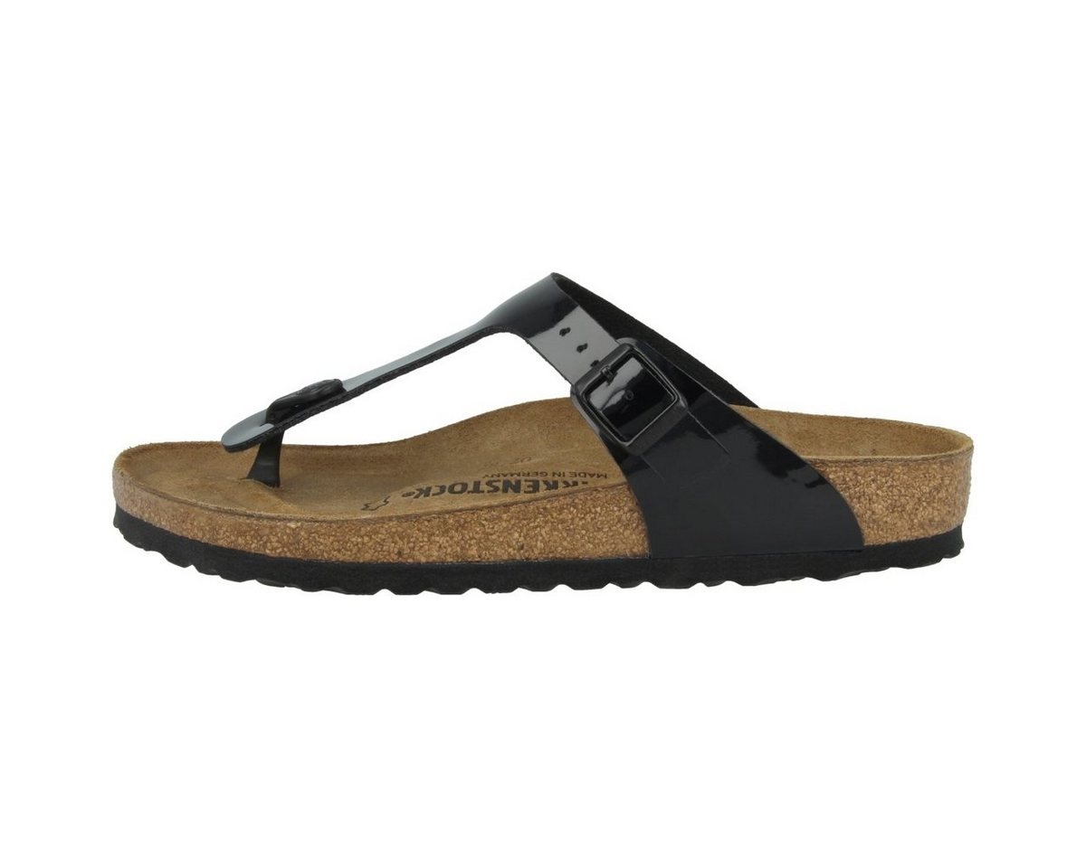 Birkenstock Gizeh Birko-Flor Lack normal Damen Zehentrenner Sandalen, Sandaletten, Sommerschuhe, Badeschuhe, Zehentrenner