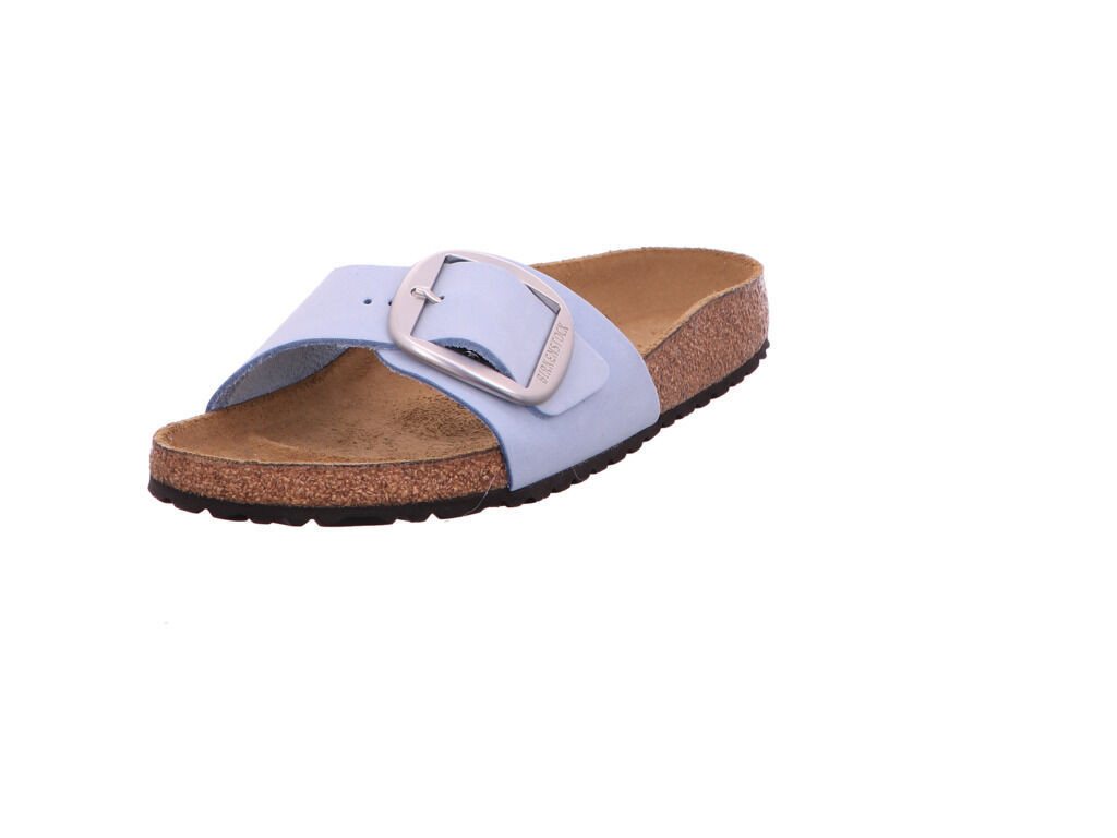 Birkenstock Madrid Big Buckle Pantolette (blau)