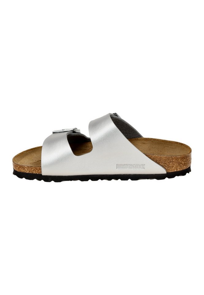 Birkenstock Pantolette Arizona BF Silver Pantolette