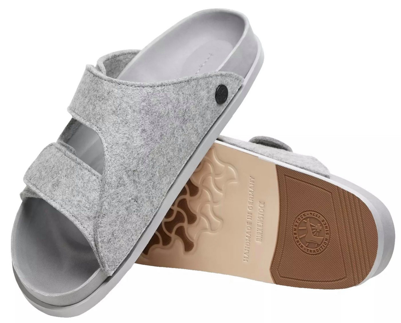 Birkenstock X TOOGOOD The Forager Wolle Felt Unisex Sandale konturiertes Lederfußbett, EVA-Gummi Korksohle, Velcro® Verschlüsse