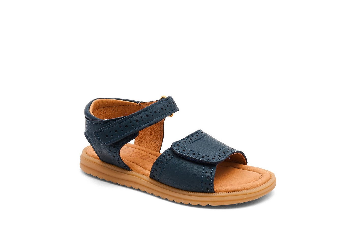 Bisgaard Andrea Sandale Sommerschuh, Mädchen Schuh mit Klett, Größenschablone zum Download (blau)