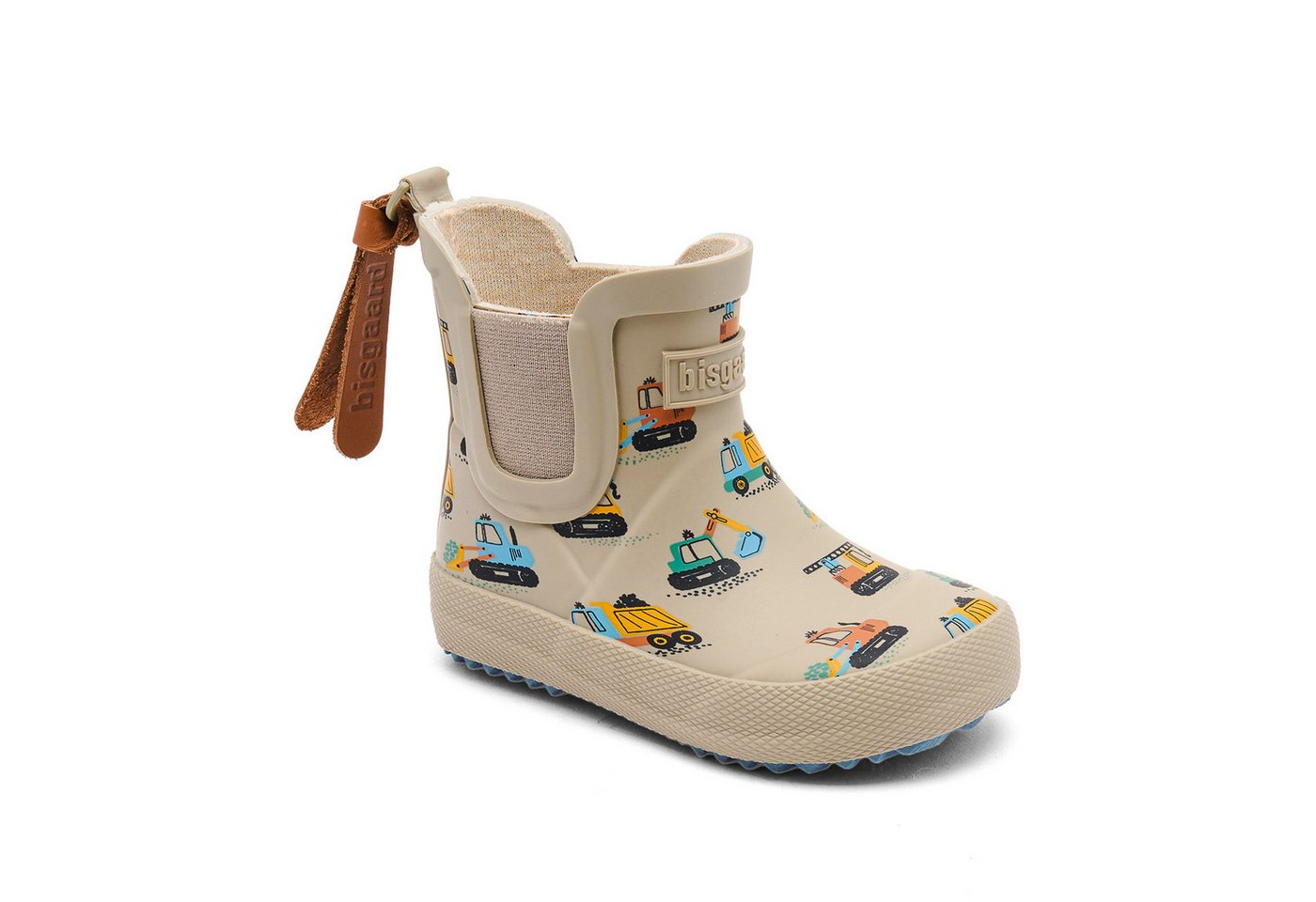 Bisgaard baby rubber Gummistiefel Babyschuh mit Stretcheinsatz, Größenschablone zum Download (beige)