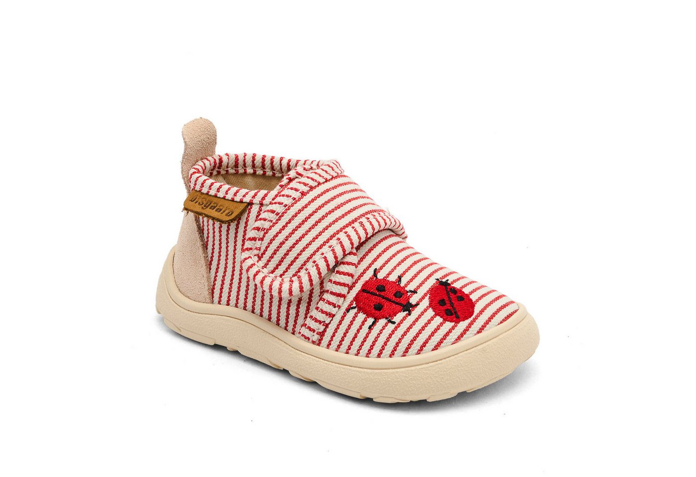 Bisgaard barefoot basic Hausschuh Klettschuh mit Stickerei, Größenschablone zum Download