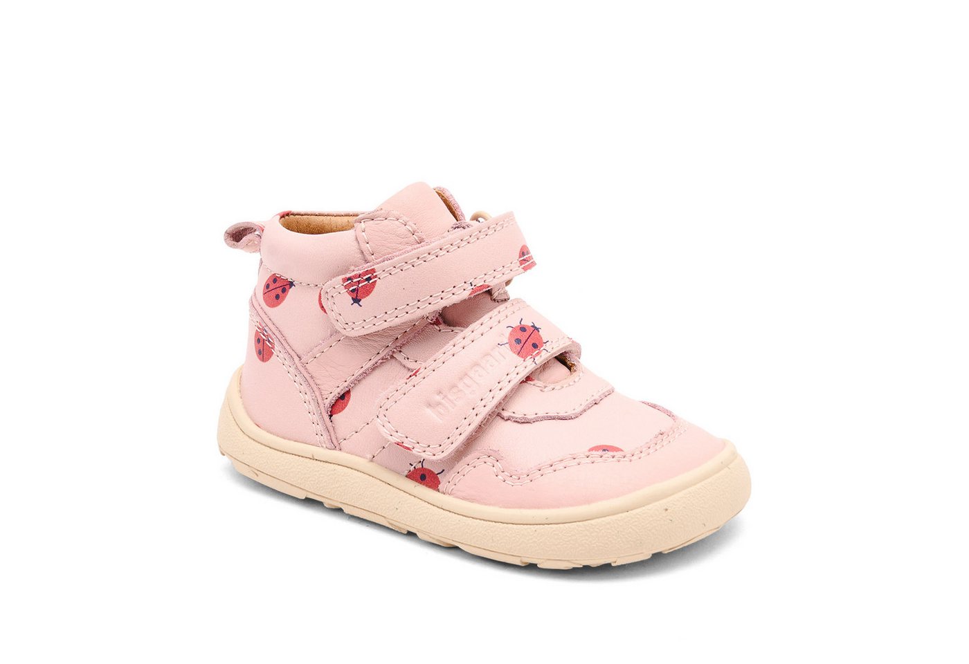 Bisgaard barefoot becky Lauflernschuh Sneaker, Klettschuh mit Klettverschluss, Größenschablone zum Download (rosa)