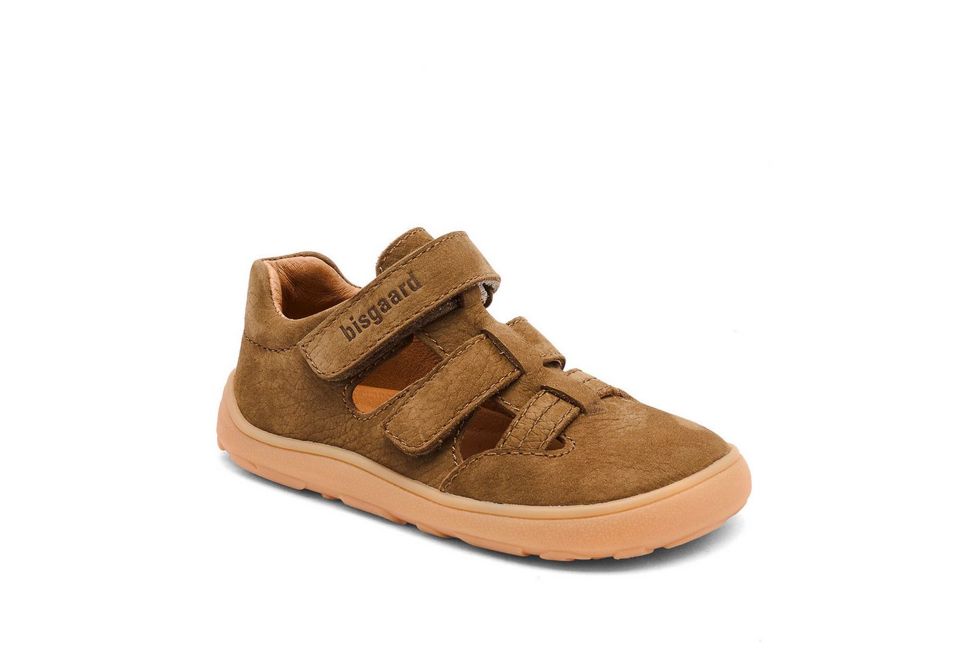 Bisgaard barefoot floyd Barfußschuh Barfußschuh mit Klettverschluss, Größenschablone zum Download (braun)