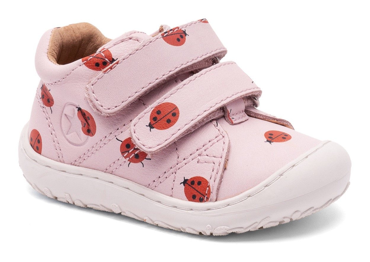 Bisgaard barefoot hale Lauflernschuh Barfußschuh mit Wechselfußbett, Größenschablone zum Download (lady bugs)
