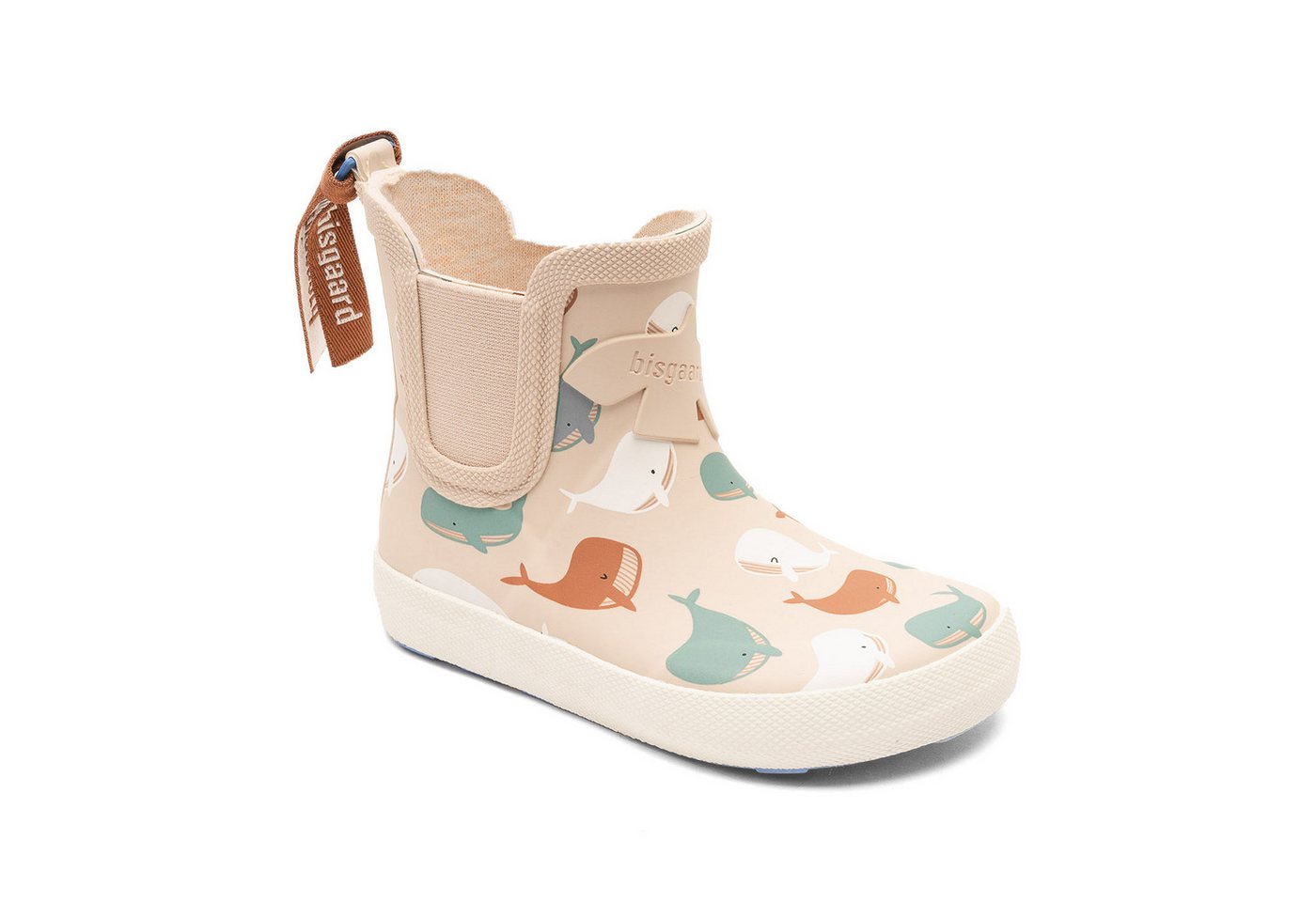 Bisgaard barefoot rubber boot Gummistiefel Regenstiefel für Kleinkinder, Größenschablone zum Download (beige)