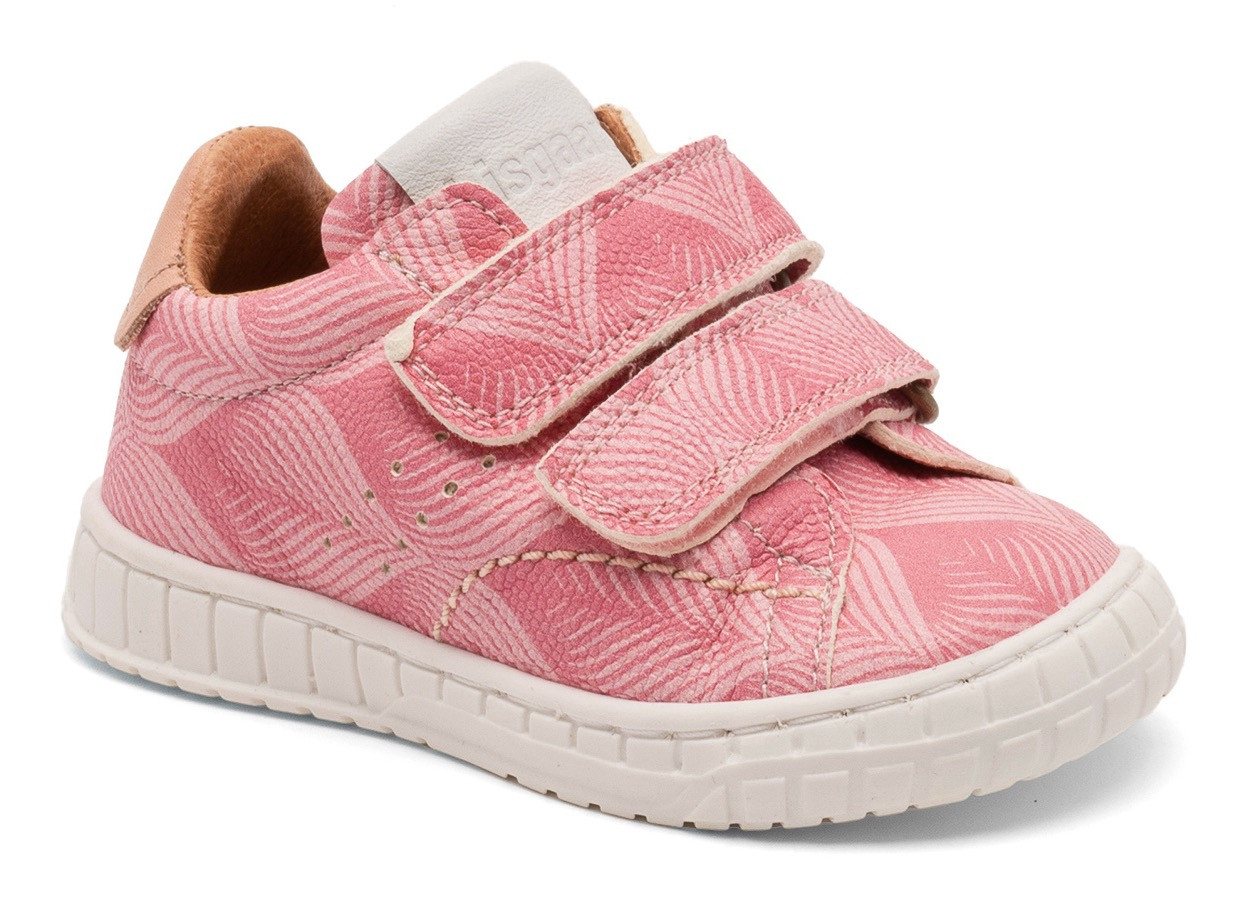 Bisgaard julian Weite: normal Sneaker, Klettschuh mit Wechselfußbett, Größenschablone zum Download (flamingo)