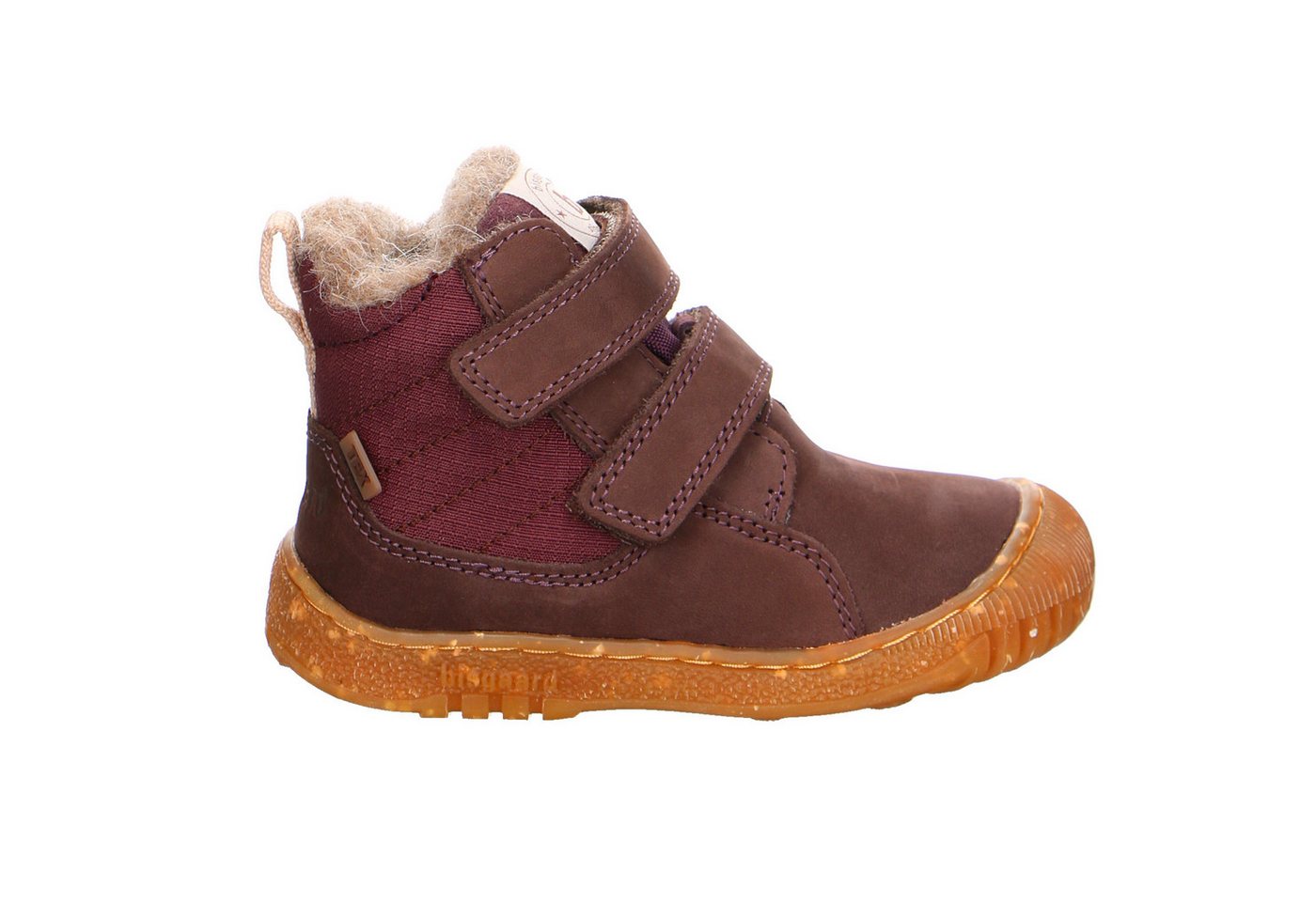 Bisgaard Leder Klettstiefel Winter Mädchen blau Winterstiefelette