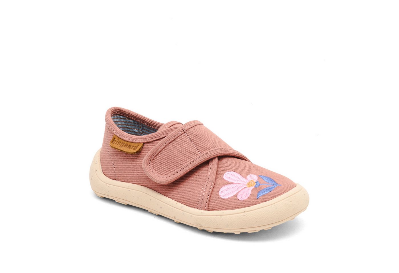 Bisgaard pav Hausschuh Klettschuh mit Stickerei, Größenschablone zum Download