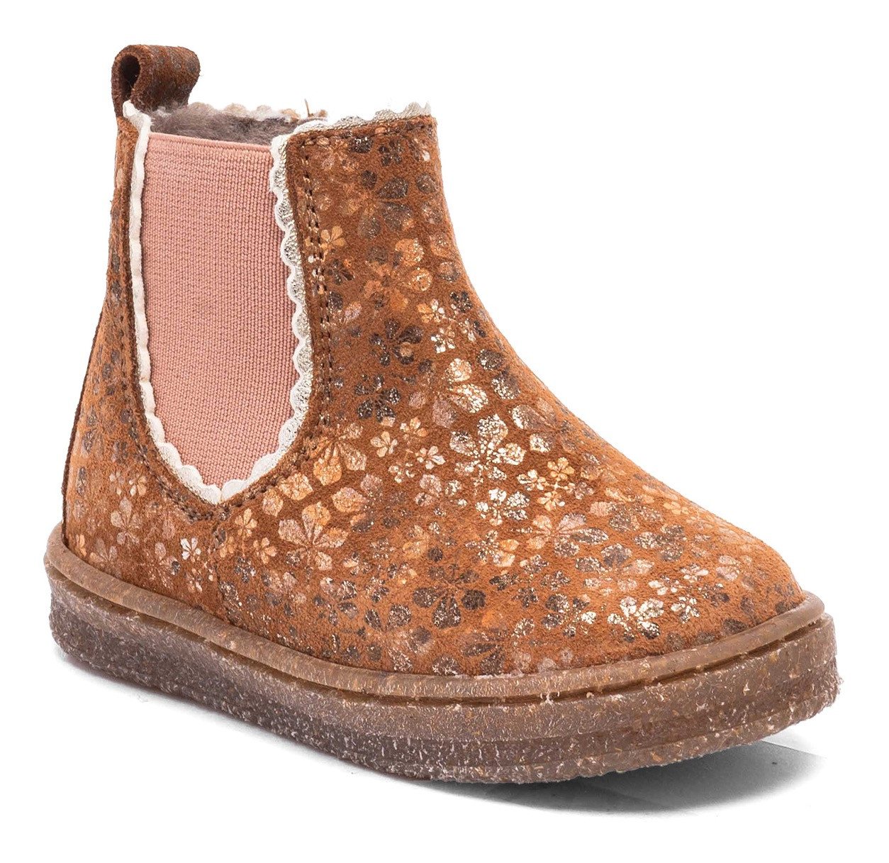 Bisgaard siggi lamb Chelseaboots Babyschuh mit Lammfell, Größenschablone zum Download