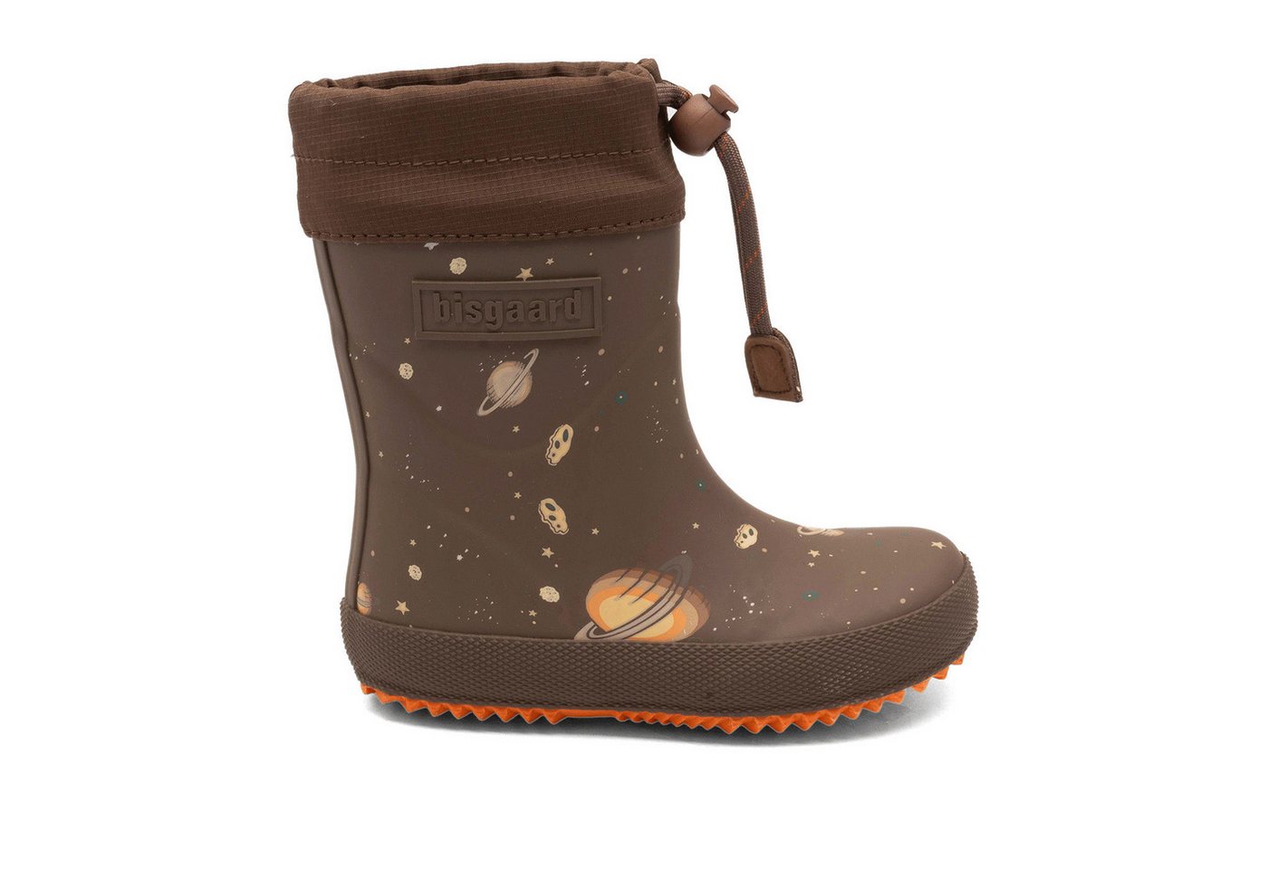 Bisgaard thermo Gummistiefel Boots mit Lammwolle, Größenschablone zum Download (braun)