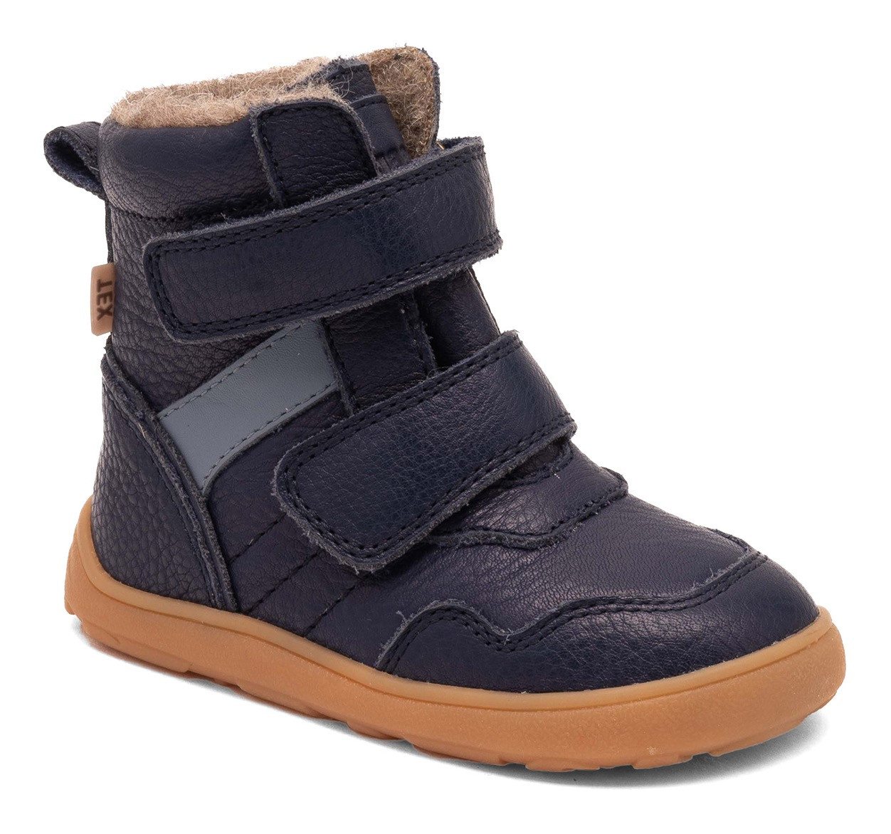 Bisgaard thorsten tex Barfußschuh Winterboots mit Lammwolle, Größenschablone zum Download (blau)