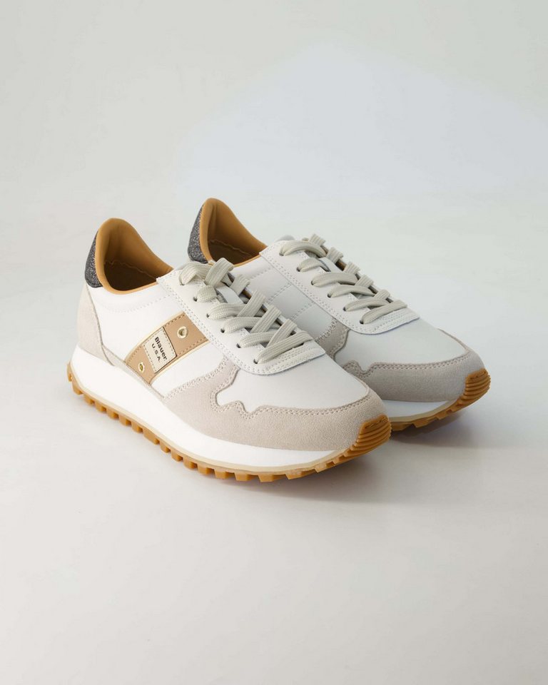Blauer Millen Sneaker Obermaterial: Leder und Sonstiges Material