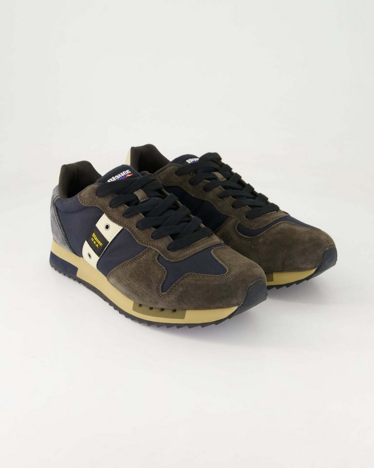 Blauer Queens01 Sneaker Obermaterial: Leder