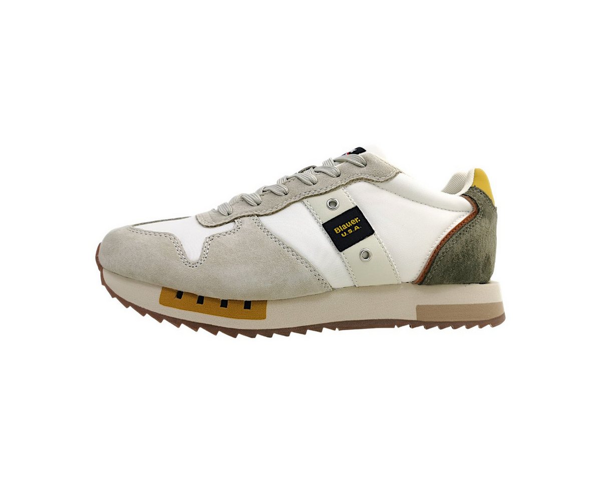Blauer.USA sportlicher Schnürer Schnürschuh (beige)