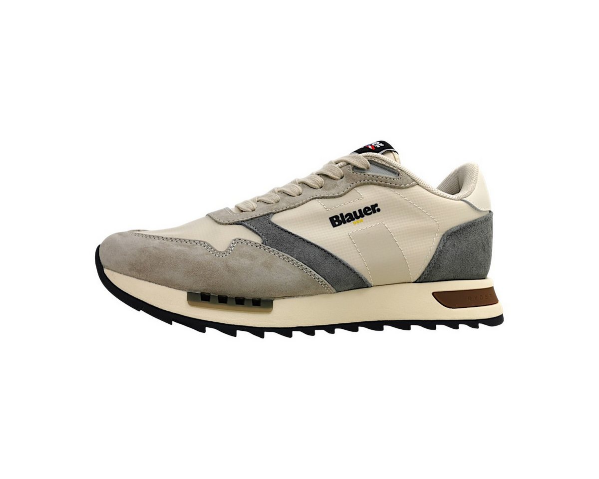 Blauer.USA sportlicher Schnürer Schnürschuh (beige)
