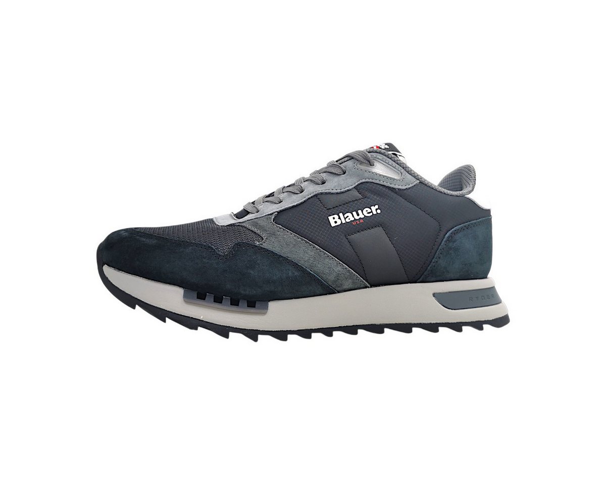 Blauer.USA sportlicher Schnürer Schnürschuh (schwarz)
