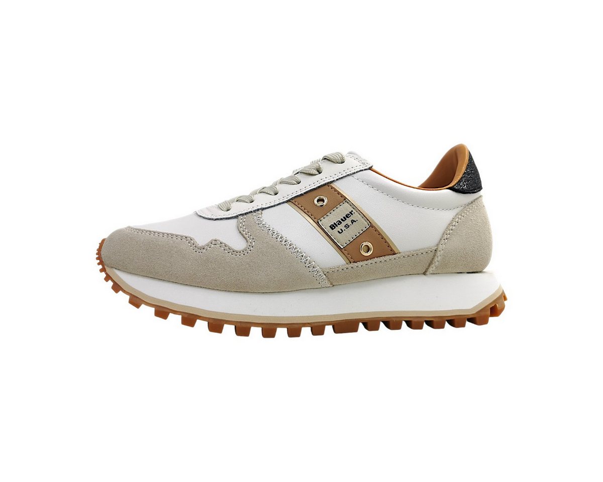 Blauer.USA sportlicher Schnürer Schnürschuh (weiß)