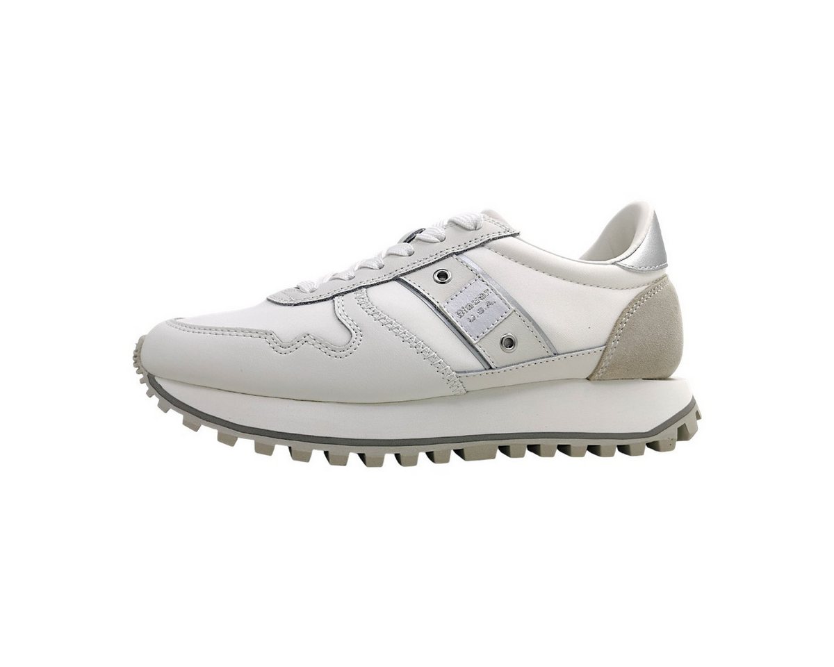 Blauer.USA sportlicher Schnürer Schnürschuh (weiß)