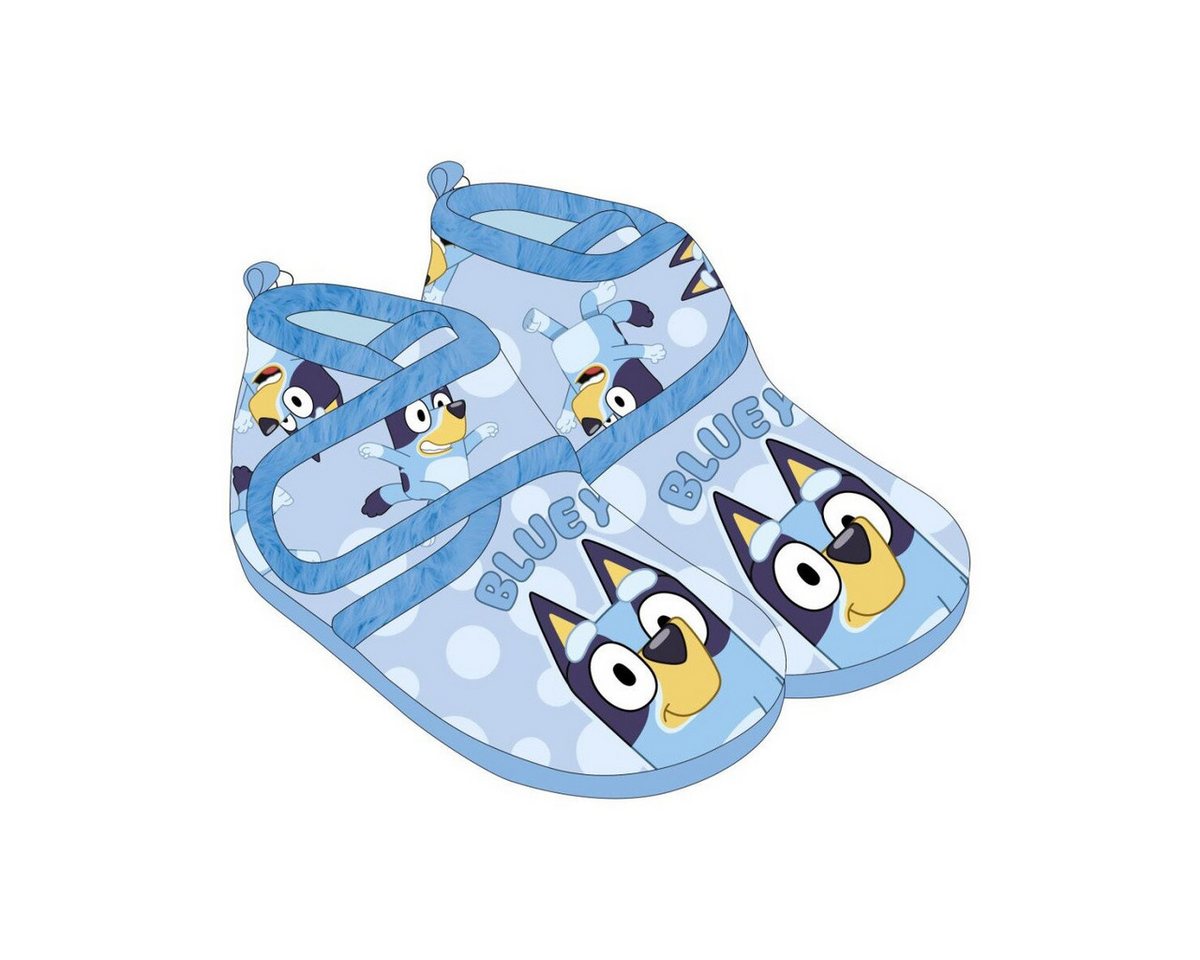 Bluey Dots Hausschuhe Kinder 23–28 Pantoffeln rutschfest Pantoffel