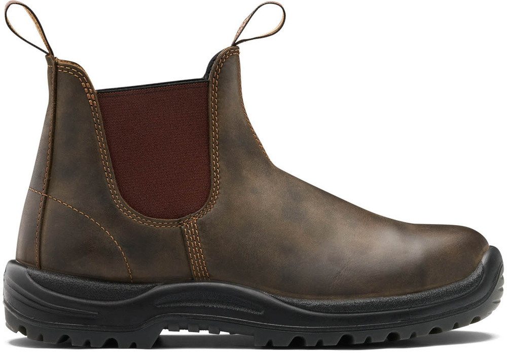 Blundstone 196 Brown Leather (Safety Series) Stiefel