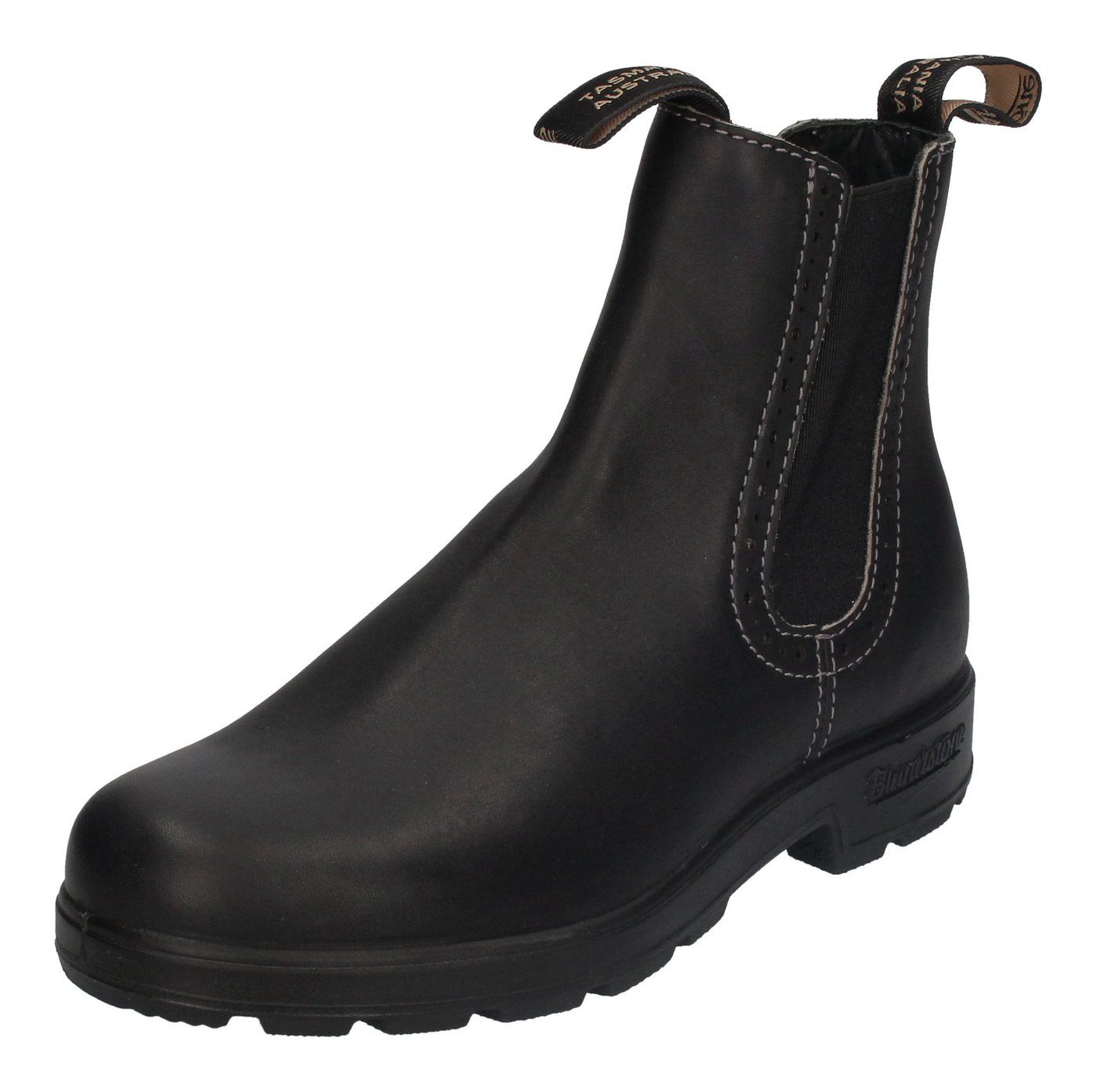 Blundstone Brogued Voltan Black Leather BLU1448-001 Chelseaboots Voltan Black
