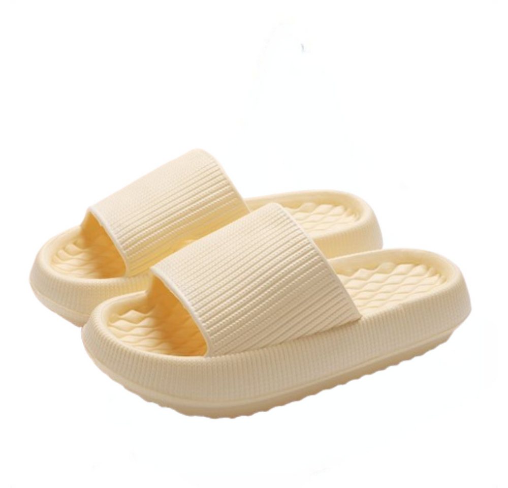 Blusmart 4 cm dicke EVA-Badepantolette Badepantolette (Hohe Elastizität und Komfort, Geeignet für den Heim- und Strandgebrauch) Unisex