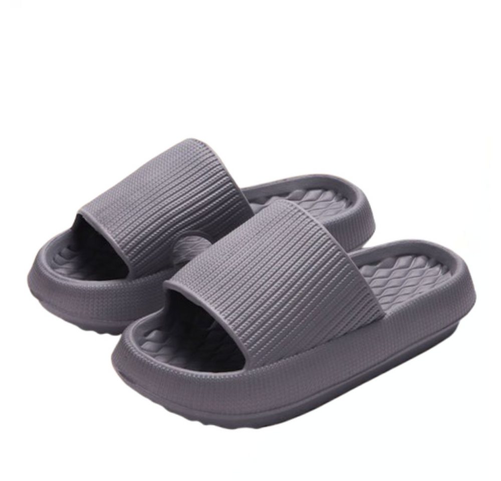 Blusmart 4 cm dicke EVA-Badepantolette Badepantolette (Hohe Elastizität und Komfort, Geeignet für den Heim- und Strandgebrauch) Unisex