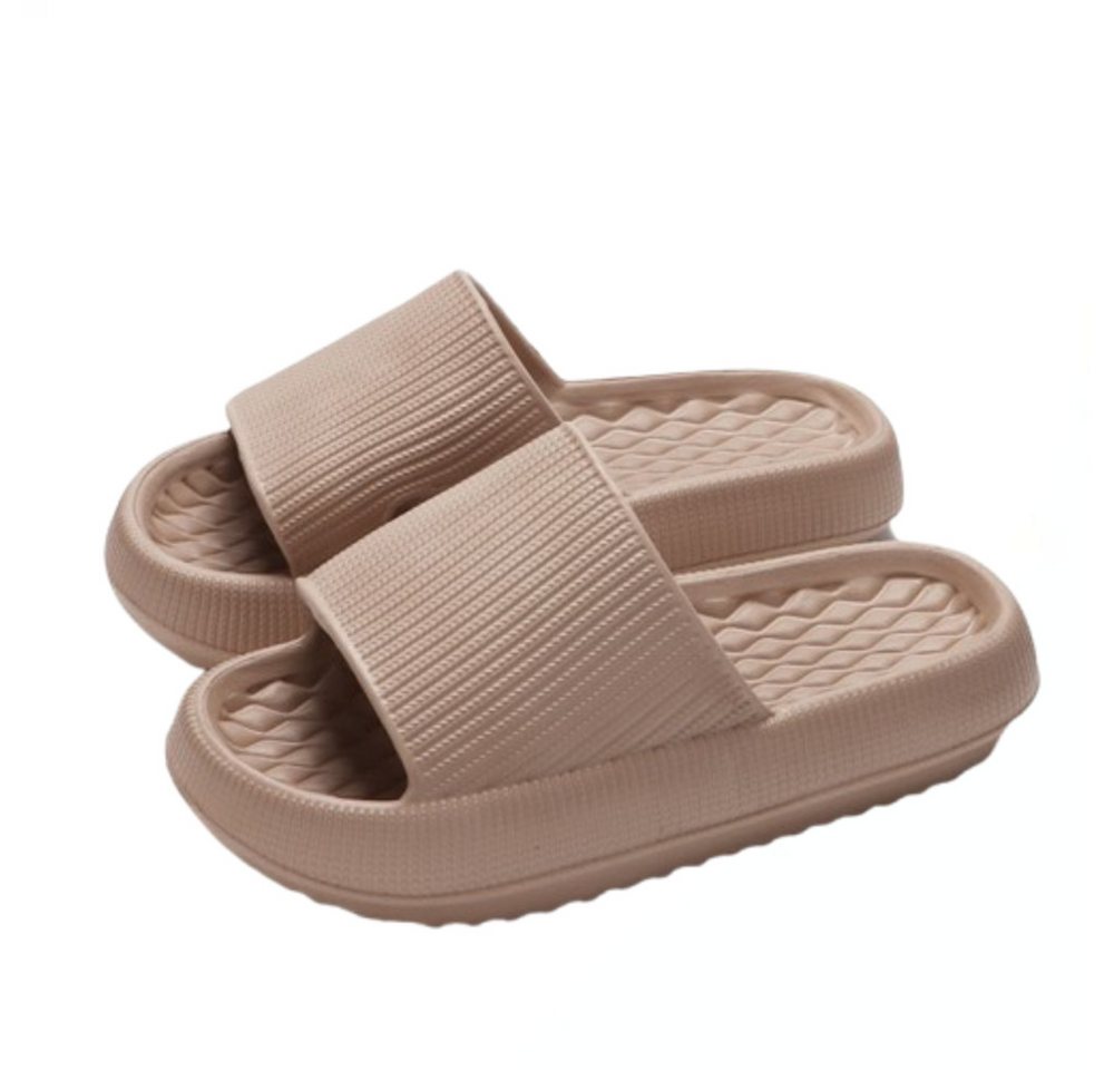 Blusmart 4 cm dicke EVA-Badepantolette Badepantolette (Hohe Elastizität und Komfort, Geeignet für den Heim- und Strandgebrauch) Unisex