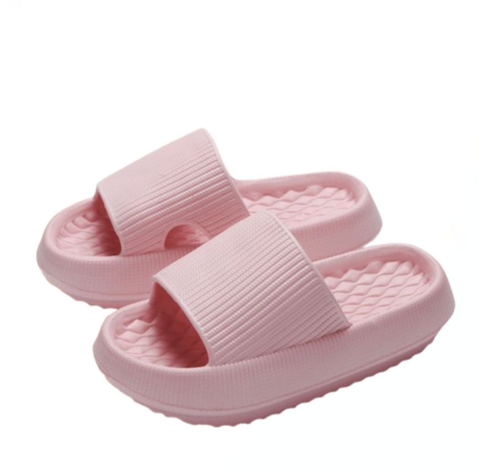 Blusmart 4 cm dicke EVA-Badepantolette Badepantolette (Hohe Elastizität und Komfort, Geeignet für den Heim- und Strandgebrauch) Unisex