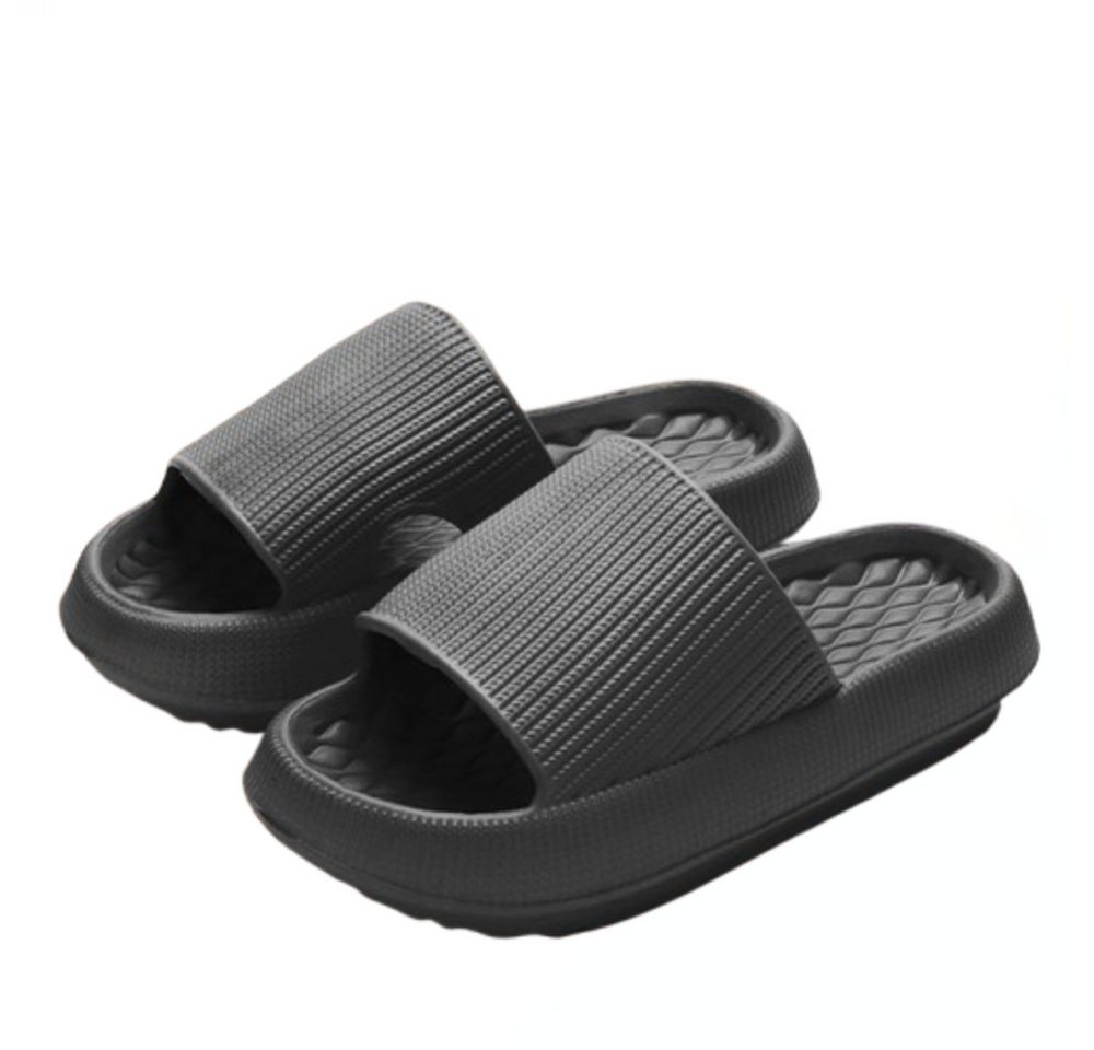 Blusmart 4 cm dicke EVA-Badepantolette Badepantolette (Hohe Elastizität und Komfort, Geeignet für den Heim- und Strandgebrauch) Unisex