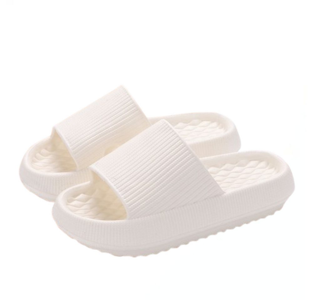 Blusmart 4 cm dicke EVA-Badepantolette Badepantolette (Hohe Elastizität und Komfort, Geeignet für den Heim- und Strandgebrauch) Unisex