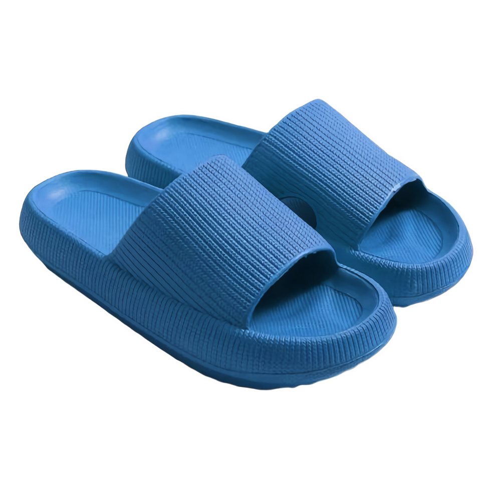 Blusmart Damen Herren Badeschuhe Badepantolette (EVA Rutschfest Pantoletten, Dicke Sohle bequeme) für Badezimmer, Schlafzimmer, Wohnzimmer, Strand, Freizeit