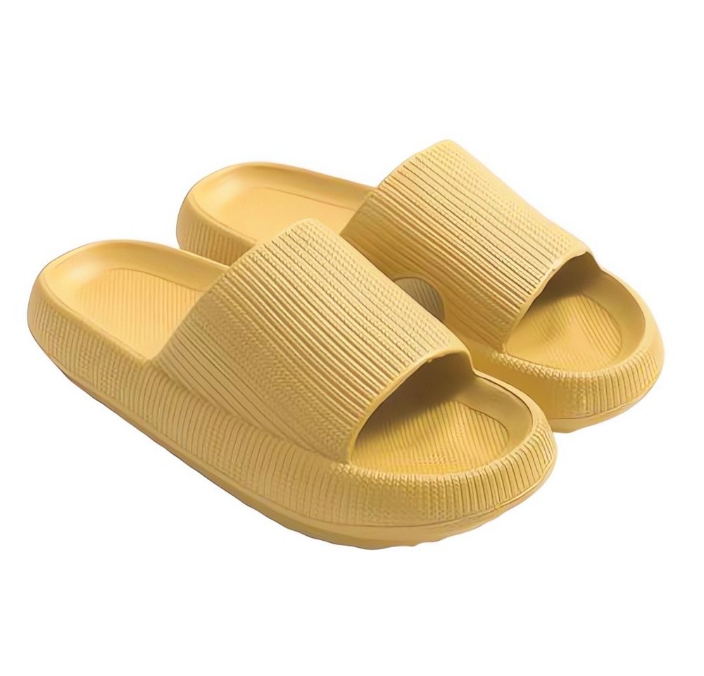 Blusmart Damen Herren Badeschuhe Badepantolette (EVA Rutschfest Pantoletten, Dicke Sohle bequeme) für Badezimmer, Schlafzimmer, Wohnzimmer, Strand, Freizeit