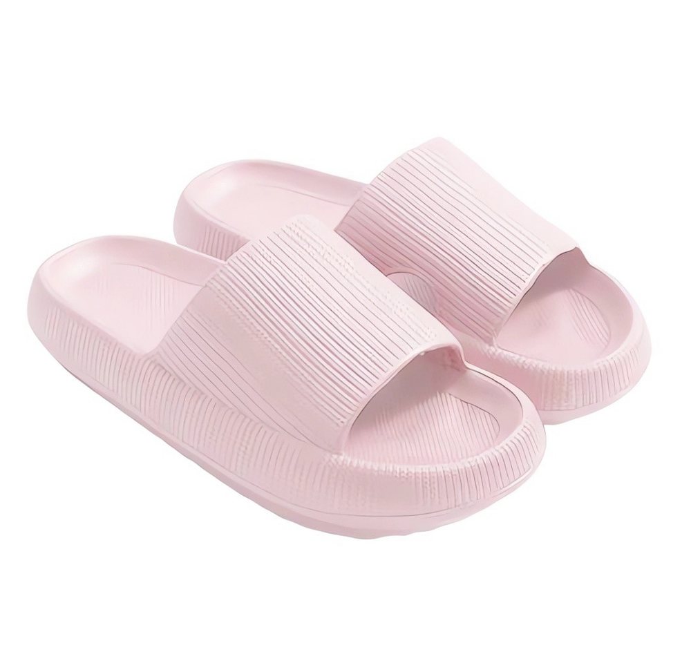 Blusmart Damen Herren Badeschuhe Badepantolette (EVA Rutschfest Pantoletten, Dicke Sohle bequeme) für Badezimmer, Schlafzimmer, Wohnzimmer, Strand, Freizeit