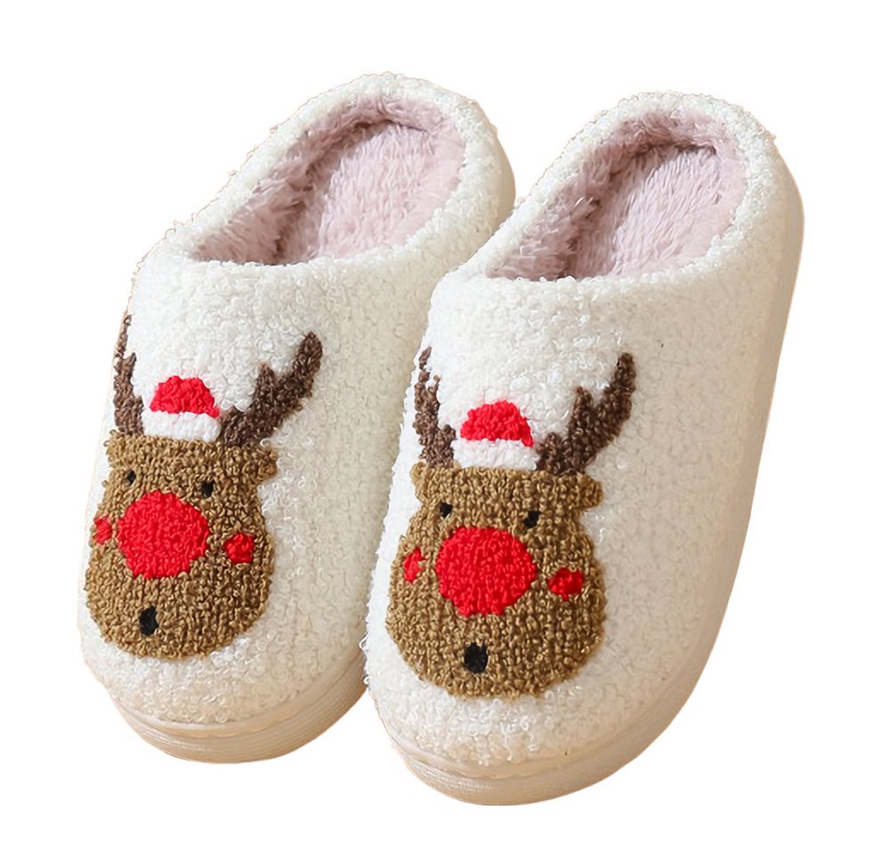 Blusmart Niedliche Plüsch-Hausschuhe für Kinder Plüsch Hausschuhe (Rutschfest und warm, Bequeme Sohle) Für Zuhause, Schlafzimmer und den Innenbereich