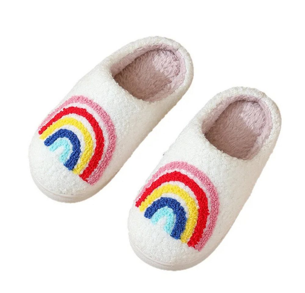 Blusmart Niedliche Plüsch-Hausschuhe für Kinder Plüsch Hausschuhe (Rutschfest und warm, Bequeme Sohle) Für Zuhause, Schlafzimmer und den Innenbereich