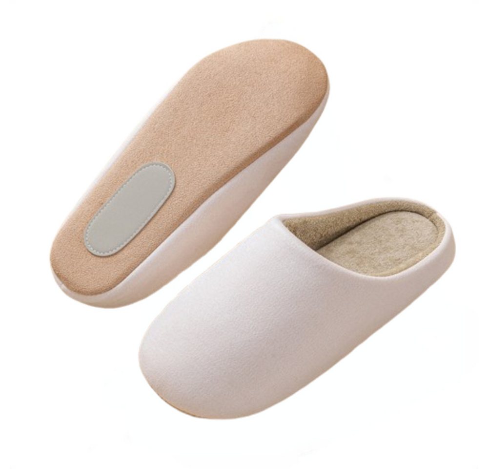 Blusmart Unisex-Baumwoll-Hausschuhe für Herbst und Winter Plüsch Hausschuhe (Weiche, rutschfeste Sohle, leise und bequem., Warm und wärmespeichernd) Baumwoll-Hausschuhe für Damen und Herren