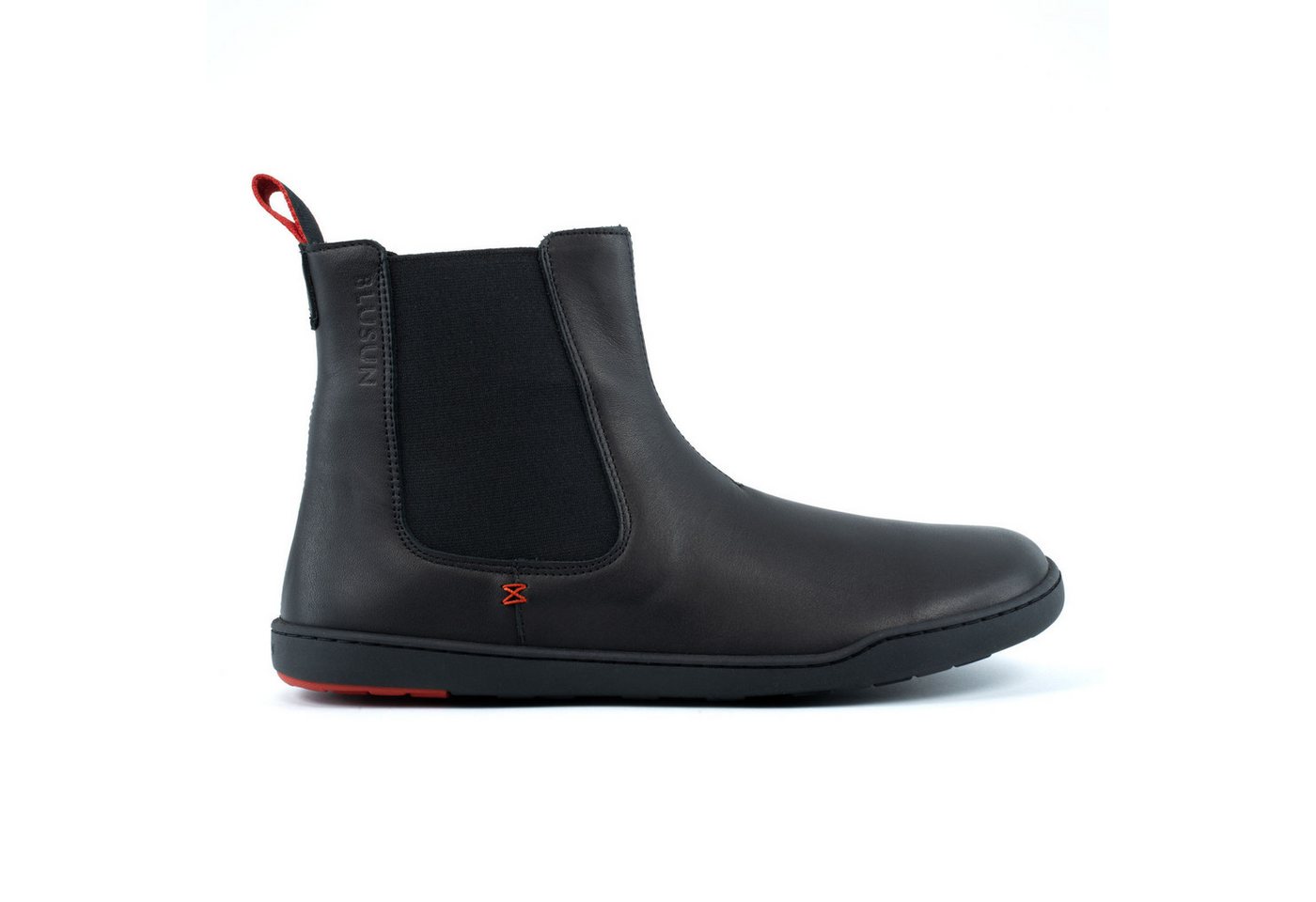BLUSUN BLSN-300W, ein Leder Barfußschuh-Chelsea-Boot für Damen Barfußschuh Terracare® Performance-Leder, langlebig