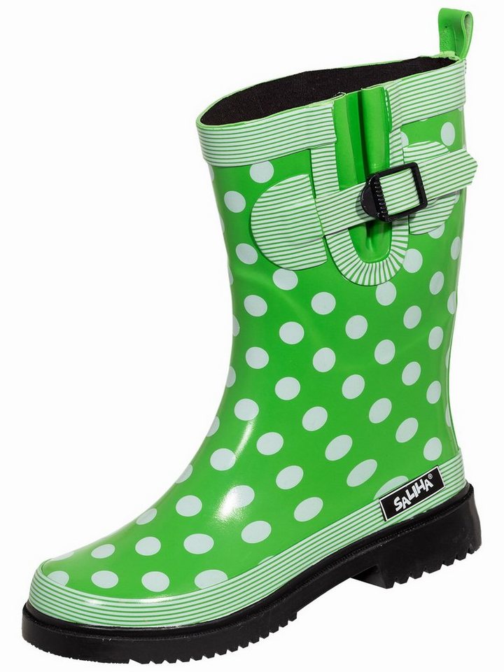 Bockstiegel Regenstiefel Dorin-K hellgrün/mul. Gummistiefel